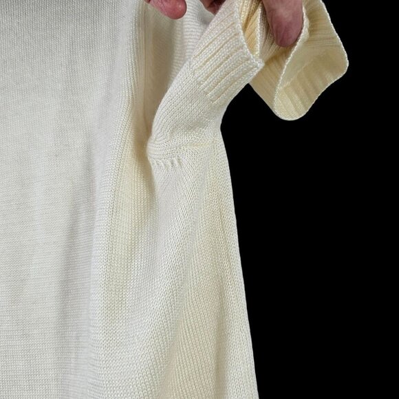 White Space Bella Via Short Slv Cowl Neck Sweater Lightweight Open Back Women 1X - Picture 6 of 8